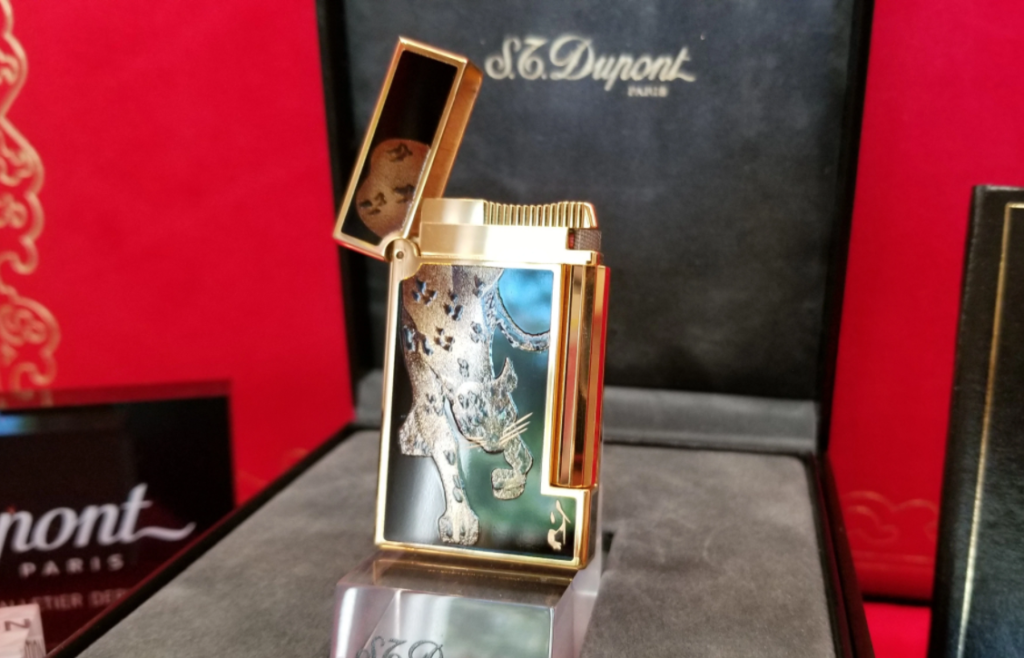 St Dupont Orchid Maki E Lighter Line D Brand New on PopScreen