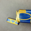 S.T.Dupont Gas Lighter Soubreny Blue Lacquer Gold - Image 7