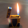 S.T.Dupont Gas Lighter Soubreny Blue Lacquer Gold - Image 11