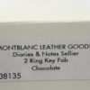 MONT BLANC 2 Ring Key Fob 38135 - Image 4