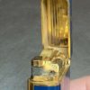 S.T.Dupont Gas Lighter Soubreny Blue Lacquer Gold - Image 16