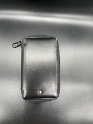 Mont Blanc Meisterstuck Leather Case 4 Pens With Zip 30374