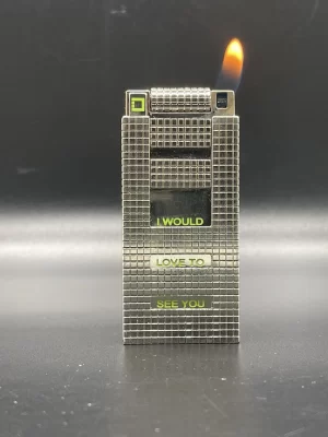 S.T. Dupont Lighter D-light Palladium Love To See You 21004